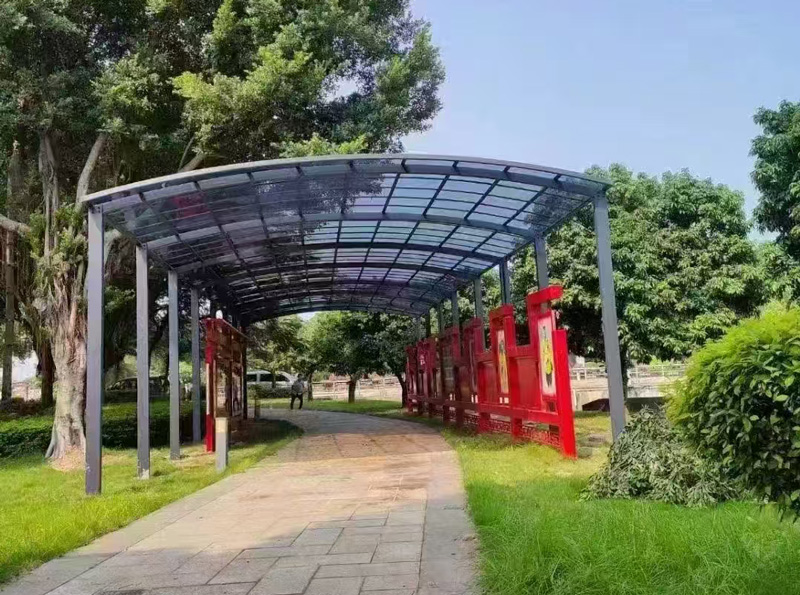 公园防雨棚案例